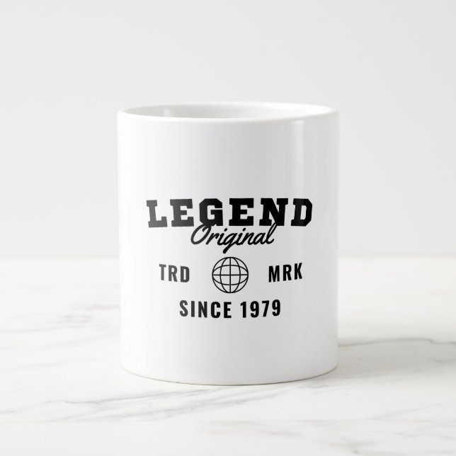 Legende seit 1979 Jumbo-Tasse (Vorderseite)
