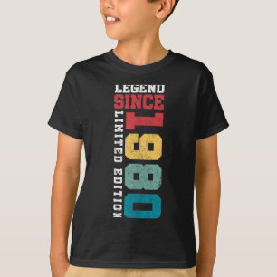 Legende seit 1980 limitierte Auflage 45 Jahre alt  T-Shirt