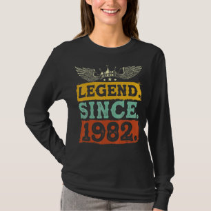 Legende Seit 1982 Vintag 1982 40. Geburtstag T-Shirt
