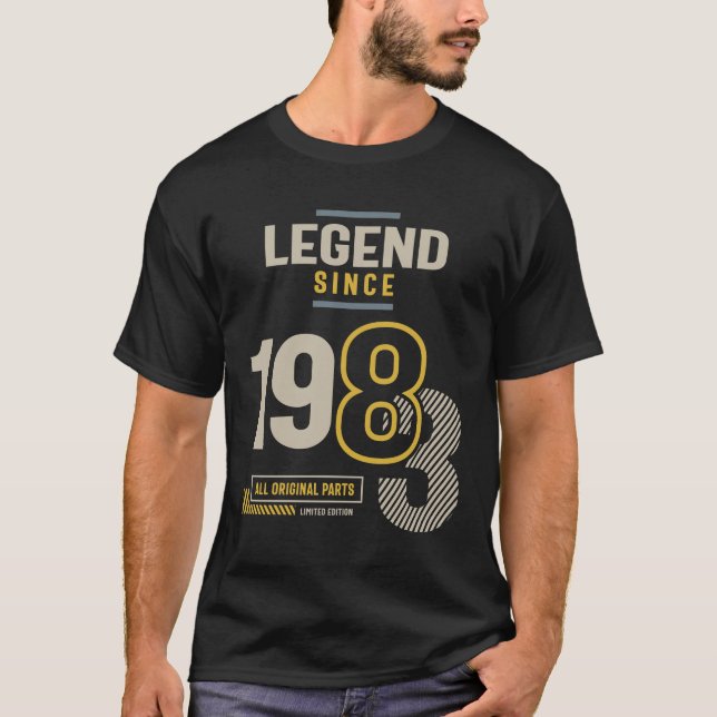 Legende seit 1983 40 Geburtstag T-Shirt (Vorderseite)