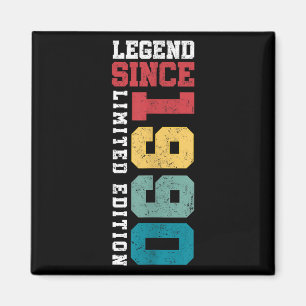 Legende seit 1990 limitierte Auflage 35 Jahre alt Magnet