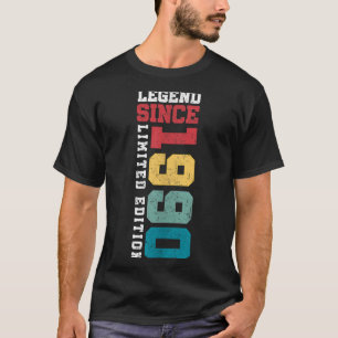 Legende seit 1990 limitierte Auflage 35 Jahre alt  T-Shirt