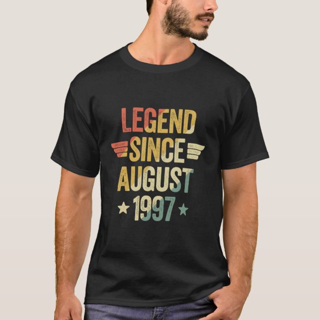 Legende seit 1997 August T-Shirt (Vorderseite)