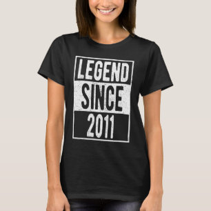 Legende seit 2011 11 Jahre alt 11. Geburtstag T-Shirt