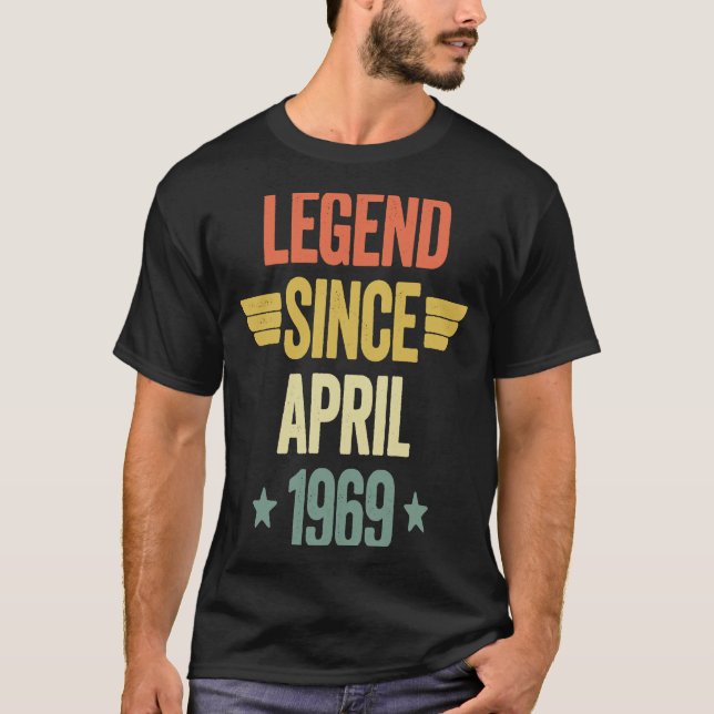 Legende seit April 1969 T-Shirt (Vorderseite)
