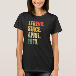 Legende seit April 1973 50 Jahre alte Mann Frauen T-Shirt