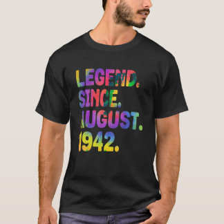 Legende seit August 1942 81 Jahre alte Gefärbte Kr T-Shirt