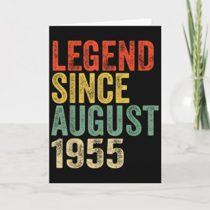 Legende seit August 1955 70. Geburtstag Vibes 70 J Karte