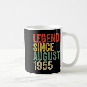 Legende seit August 1955 70. Geburtstags Stimmung Kaffeetasse