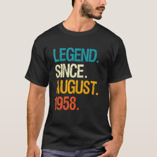 Legende seit August 1958 64 Jahre alter Tag 64. Bi T-Shirt