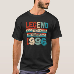 Legende seit August 1996 Retro 26 Jahre alt 26. B T-Shirt