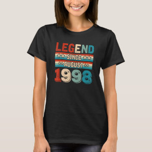 Legende seit August 1998 Retro 24 Jahre alt 24. B T-Shirt