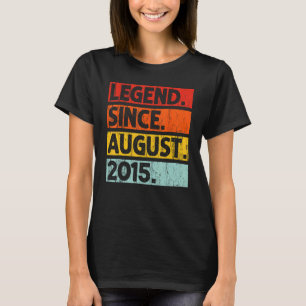 Legende Seit August 2015 Vintag 2015 Männer Frauen T-Shirt