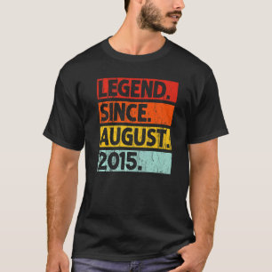 Legende Seit August 2015 Vintag 7 Jahre alt 7. T-Shirt