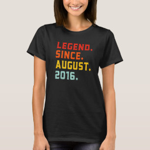 Legende seit August 2016 6 Jahre alt Vintag 6. B T-Shirt