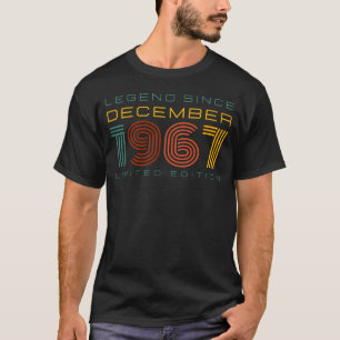 Legende Seit Dezember 1967, limitiertes Herren- T-Shirt