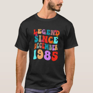 Legende seit Dezember 1985 Vintage Geburtstag Retr T-Shirt