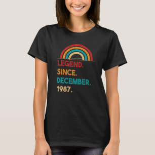 Legende seit Dezember 1987 35. Geburtstag Geboren T-Shirt