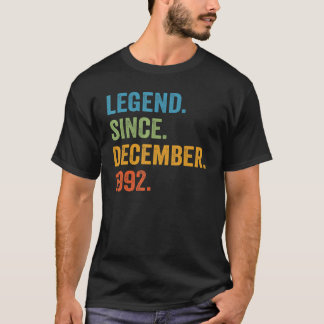 Legende seit Dezember 1992 30. Tag 30 Jahre alt T-Shirt