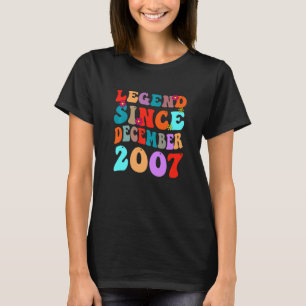 Legende seit Dezember 2007 Vintage Geburtstag Retr T-Shirt