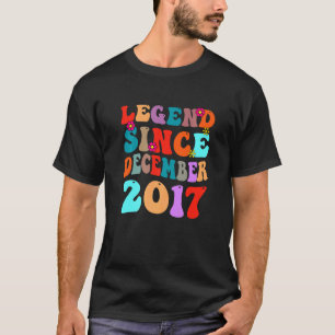 Legende seit Dezember 2017 Vintage Geburtstag Retr T-Shirt
