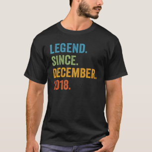 Legende seit Dezember 2018 4. Geburtstag 4 Jahre T-Shirt