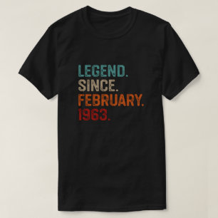 Legende seit Februar 1963, Geburtstagsgeschenk T-Shirt