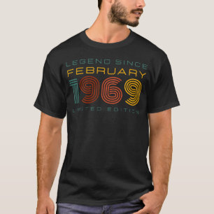 Legende Seit Februar 1969, limitierte Auflage T-Shirt