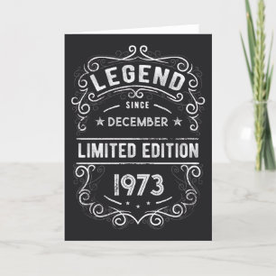 Legende seit Geburtstagsgeschenk Dankeskarte