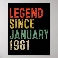 Legende seit Januar 1961 65. Geburtstagsgeschenke 