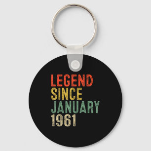 Legende seit Januar 1961 65. Geburtstagsgeschenke Schlüsselanhänger