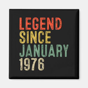 Legende seit Januar 1976 50. Geburtstagsgeschenke Magnet