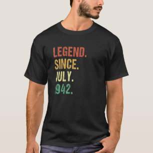 Legende seit Juli 1942 80. Geburtstag 80 Jahre alt T-Shirt