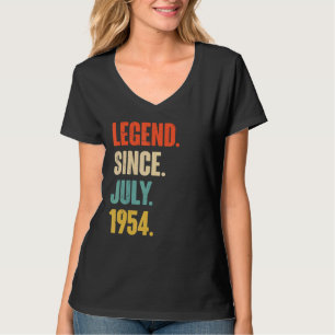 Legende seit Juli 1954 68 Jahre altes Geschenk 68. T-Shirt