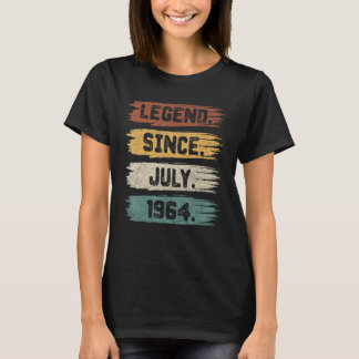 Legende seit Juli 1964 58 Jahre alt 58. Geburtstag T-Shirt