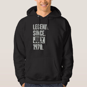 Legende seit Juli 1970 52 Jahre alt 52. Geburtstag Hoodie