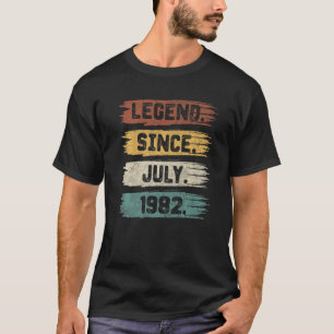 Legende seit Juli 1982 40 Jahre alt 40. Geburtstag T-Shirt