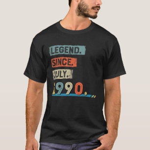 Legende seit Juli 1990 31Geburtstag Männer T-Shirt