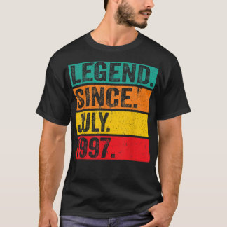 Legende seit Juli 1997 25. Geburtstag 25 Jahre alt T-Shirt