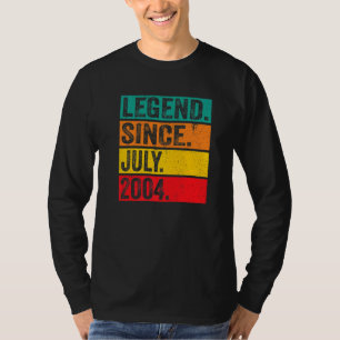 Legende seit Juli 2004 18 Jahre alt 18. Geburtstag T-Shirt