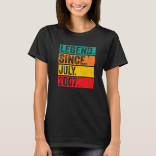 Legende seit Juli 2007 15. Geburtstag 15 Jahre alt T-Shirt