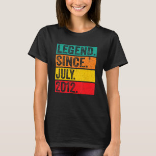 Legende seit Juli 2012 10. Geburtstag 10 Jahre alt T-Shirt