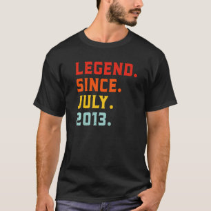 Legende seit Juli 2013 9. Geburtstag Vintag 9 Jahr T-Shirt