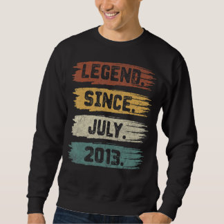Legende seit Juli 2013 9 Jahre alt 9. Geburtstag Sweatshirt