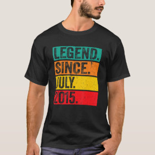 Legende seit Juli 2015 7 Jahre alt 7. Geburtstag V T-Shirt