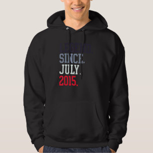 Legende seit Juli 2015 für Männer Frauen Juli 2015 Hoodie