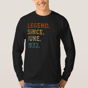 Legende seit Juni 1932 90 Jahre alt 90. Geburtstag T-Shirt