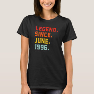Legende seit Juni 1996 26. Geburtstag Vintage 26 J T-Shirt