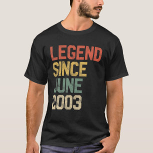 Legende seit Juni 2003 18. Geburtstag 18. T-Shirt