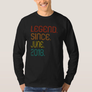 Legende seit Juni 2018 4. Geburtstag 4 Jahre alt V T-Shirt